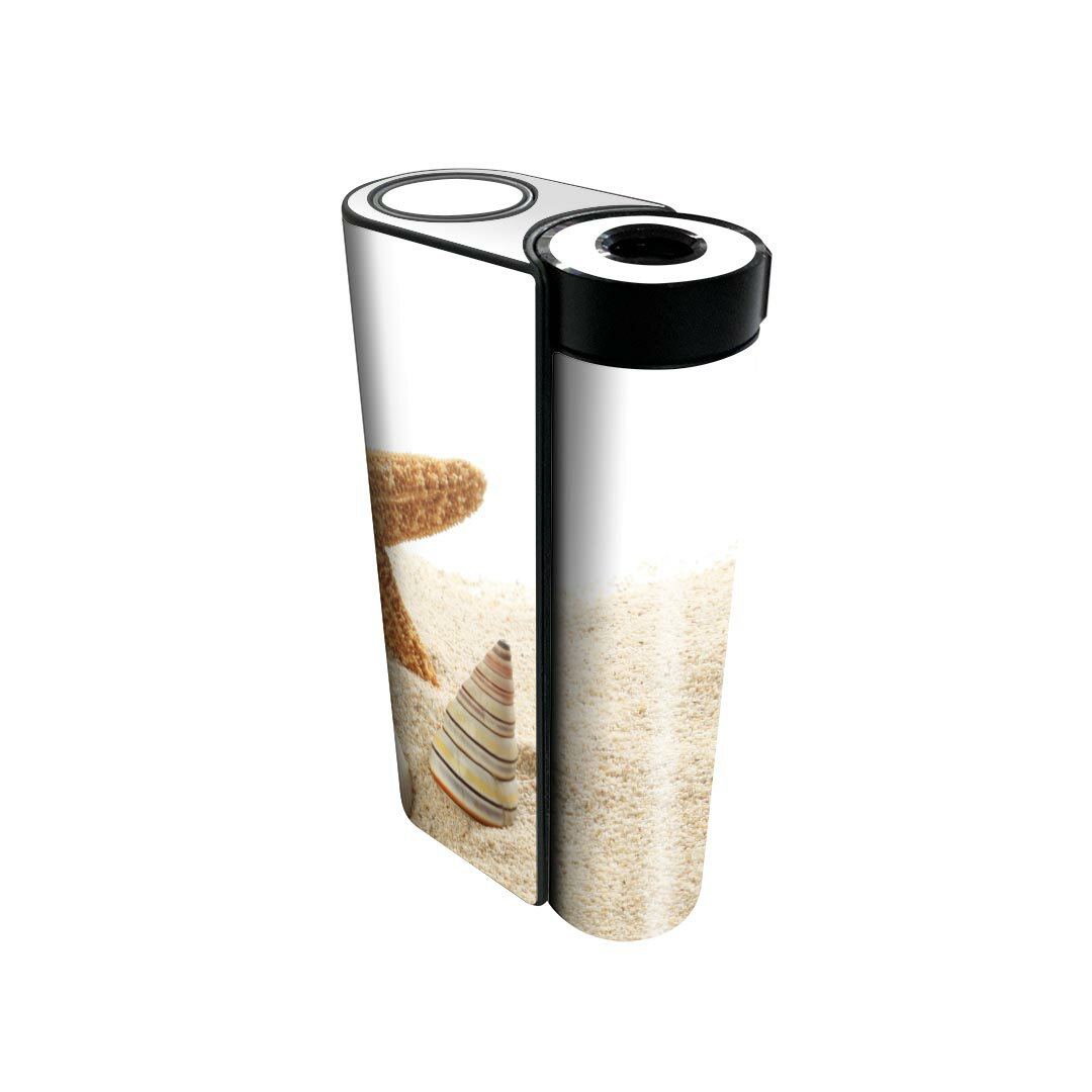 glo hyper x2 専用 デザインスキンシール 全面 フルセット カバー ケース 保護 グロー グロウ ステッカー デコ アクセサリー 電子たばこ 009536 貝殻　海　写真