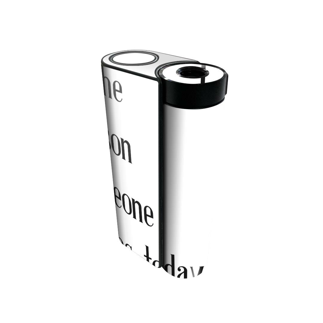 glo hyper x2 専用 デザインスキンシール 全面 フルセット カバー ケース 保護 グロー グロウ ステッカー デコ アクセサリー 電子たばこ 009847 英語 文字 格言