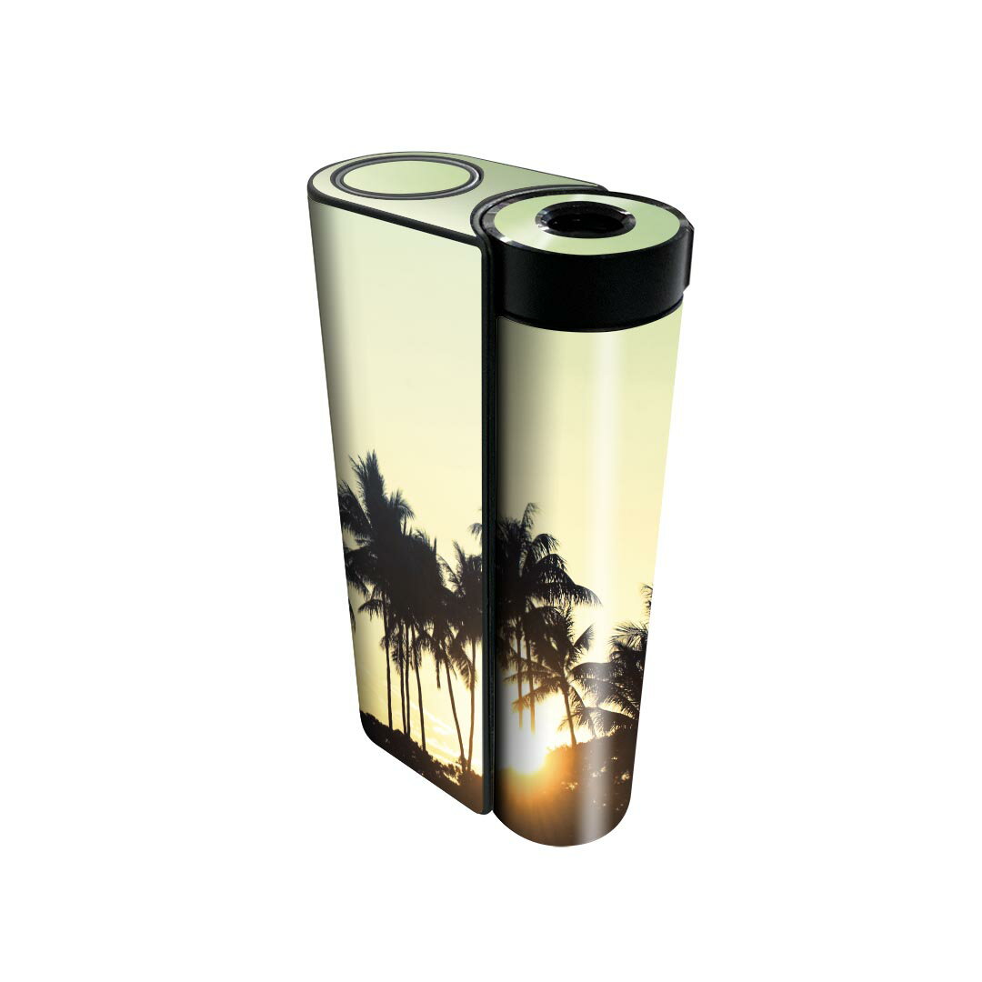 商品特徴・貼るだけでかんたん着せ替え、glo hyperx2 専用デザインスキンシール・高精細プリントで写真と遜色のない仕上がり！半光沢シートでしっとりツヤのある表現力・正面に加え、天面・底面シールがセットで一体感アップ！・ちょっとしたすり...