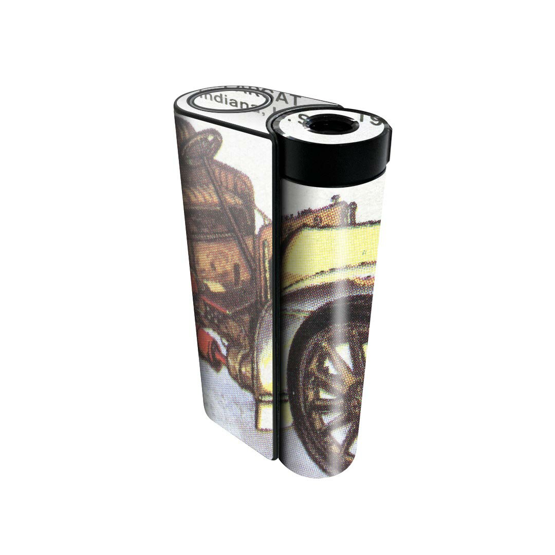 glo hyper x2 専用 デザインスキンシール 全面 フルセット カバー ケース 保護 グロー グロウ ステッカー デコ アクセサリー 電子たばこ 010337 乗り物　車　切手