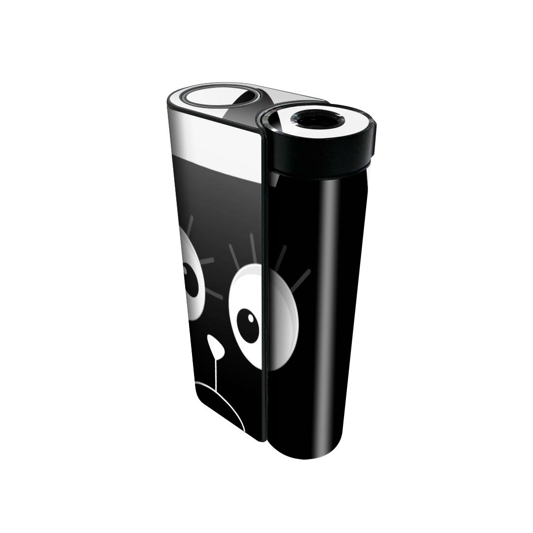 glo hyper x2 専用 デザインスキンシール 全面 フルセット カバー ケース 保護 グロー グロウ ステッカー デコ アクセサリー 電子たばこ 010392 動物　猫　シンプル