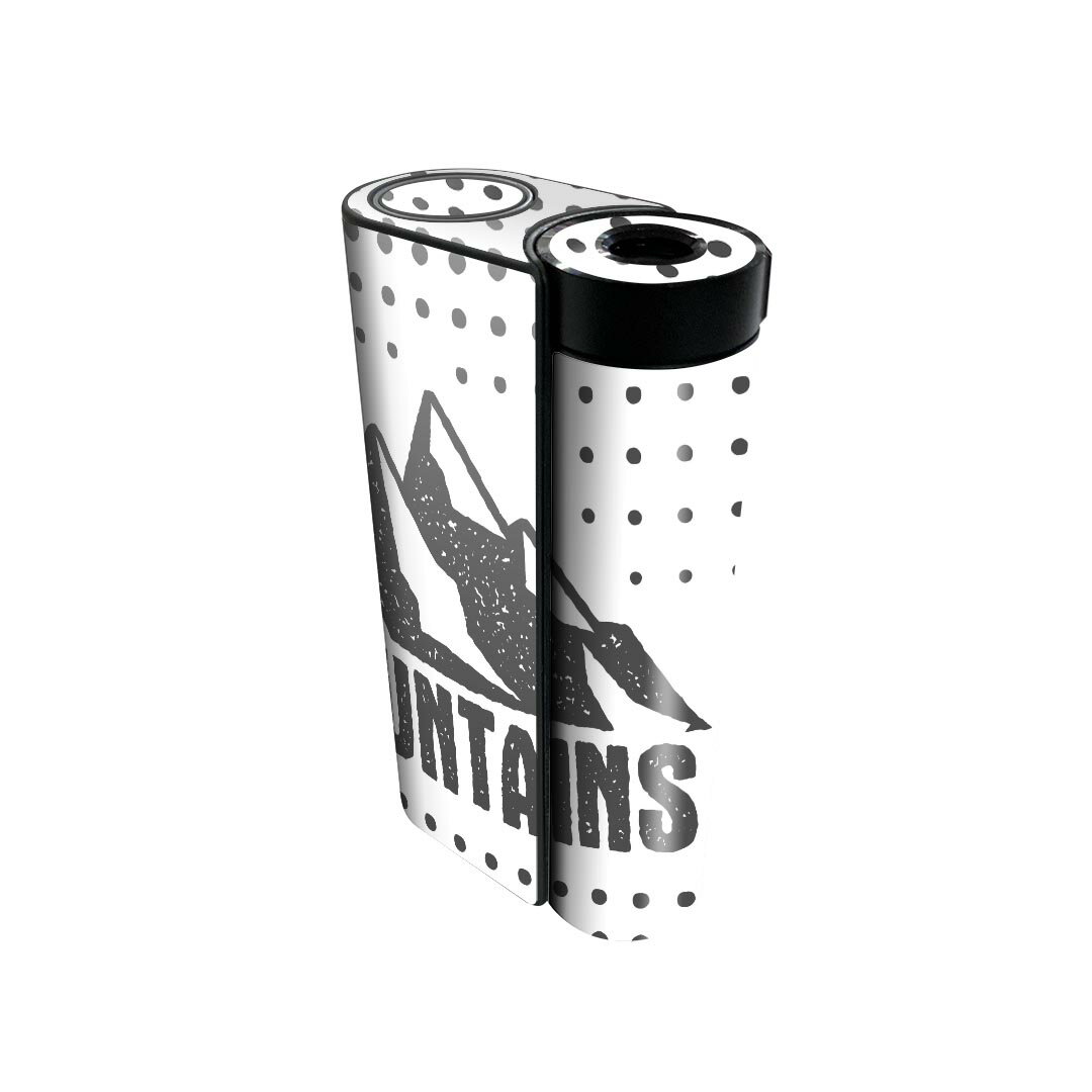 glo hyper x2 専用 デザインスキンシール 全面 フルセット カバー ケース 保護 グロー グロウ ステッカー デコ アクセサリー 電子たばこ 011084 山　自然　英語