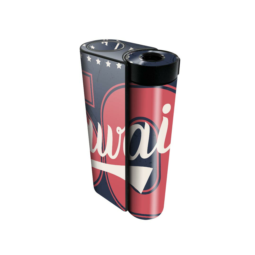 glo hyper x2 専用 デザインスキンシール 全面 フルセット カバー ケース 保護 グロー グロウ ステッカー デコ アクセサリー 電子たばこ 011624 ハワイ　外国　星