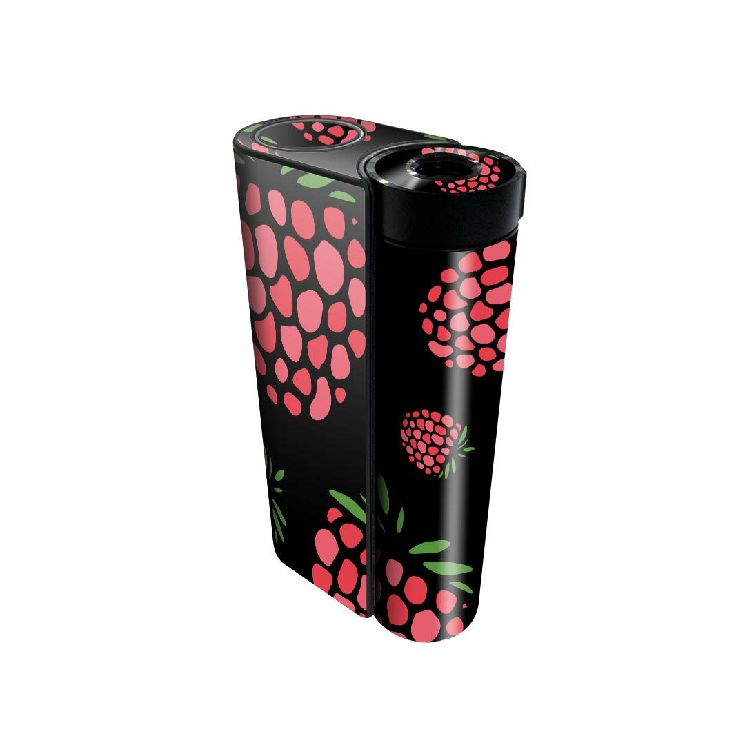 glo hyper x2 専用 デザインスキンシール 全面 フルセット カバー ケース 保護 グロー グロウ ステッカー デコ アクセサリー 電子たばこ 011804 いちご ポップ 果物