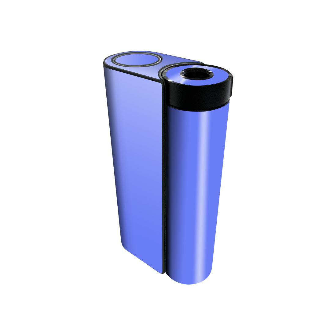 glo hyper x2 専用 デザインスキンシール 全面 フルセット カバー ケース 保護 グロー グロウ ステッカー デコ アクセサリー 電子たばこ 012241 青　単色　シンプル