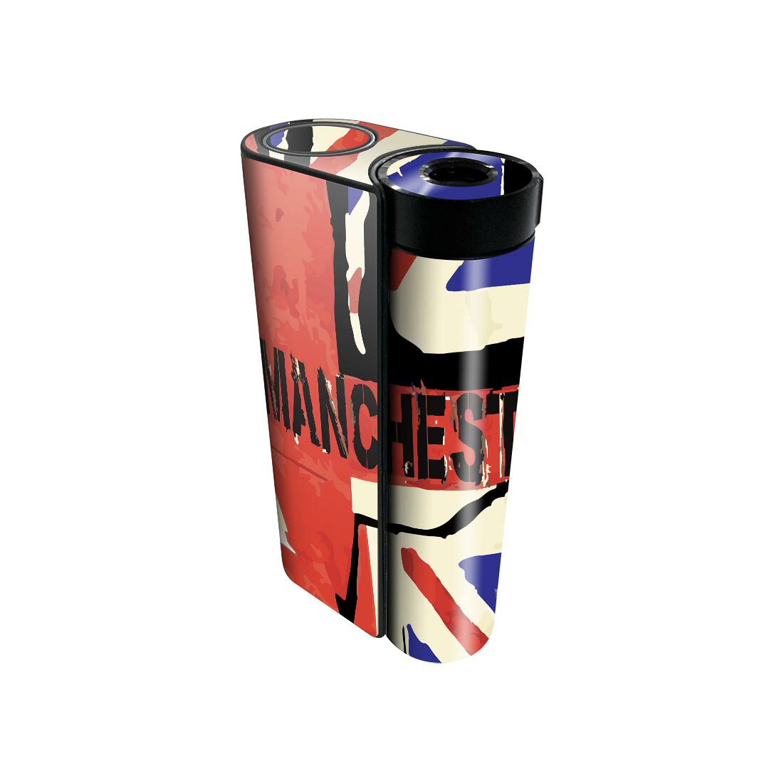 glo hyper x2 専用 デザインスキンシール 全面 フルセット カバー ケース 保護 グロー グロウ ステッカー デコ アクセサリー 電子たばこ 012698 ユニオンジャック　国旗　イギリス