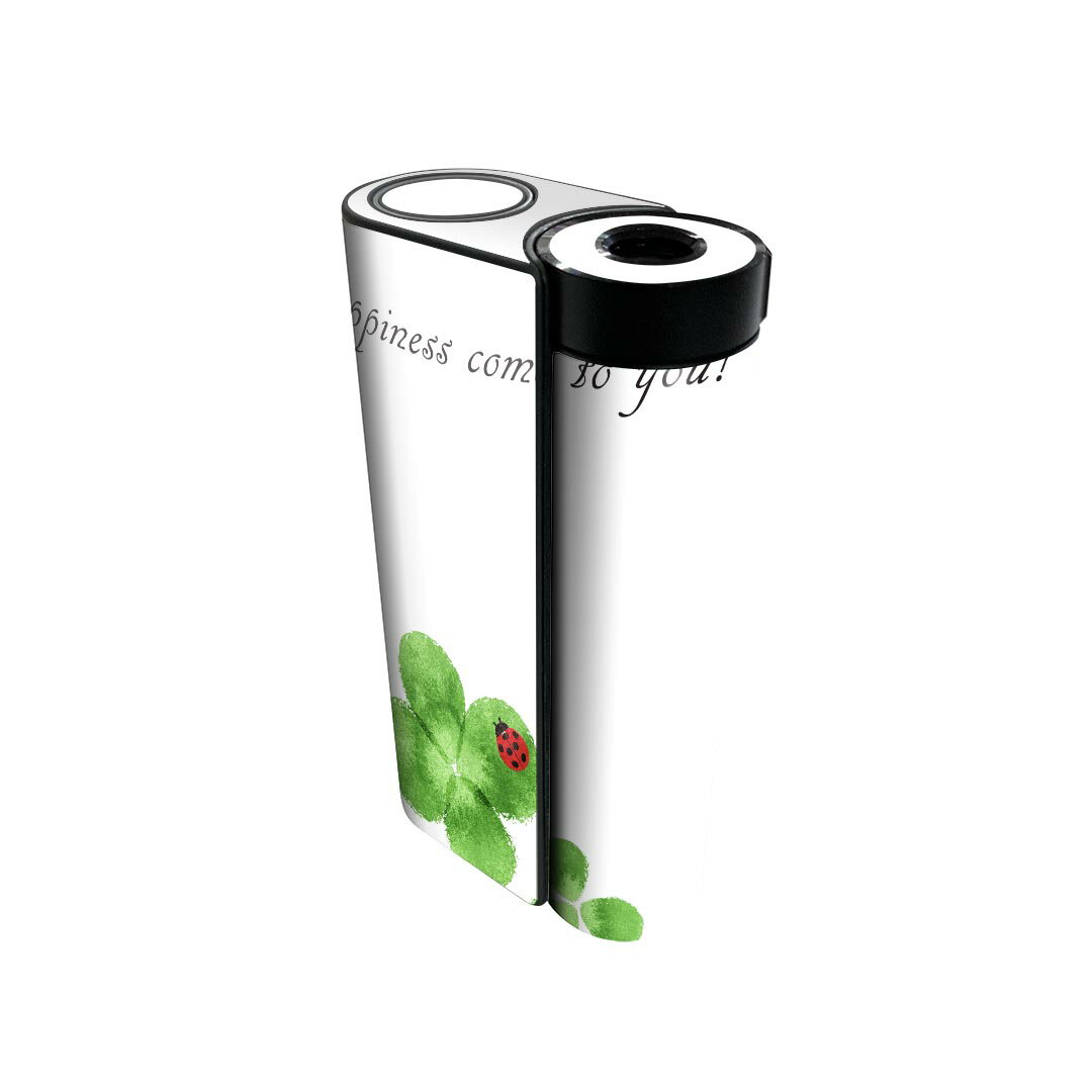 glo hyper x2 専用 デザインスキンシール 全面 フルセット カバー ケース 保護 グロー グロウ ステッカー デコ アクセサリー 電子たばこ 013263 クローバー 植物 英語