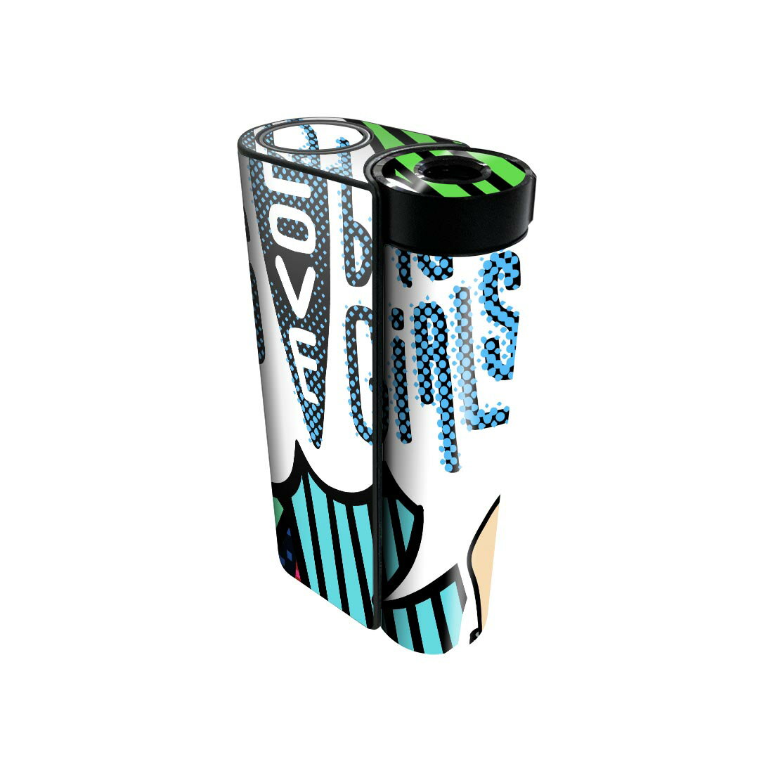 商品特徴・貼るだけでかんたん着せ替え、glo hyperx2 専用デザインスキンシール・高精細プリントで写真と遜色のない仕上がり！半光沢シートでしっとりツヤのある表現力・正面に加え、天面・底面シールがセットで一体感アップ！・ちょっとしたすり...