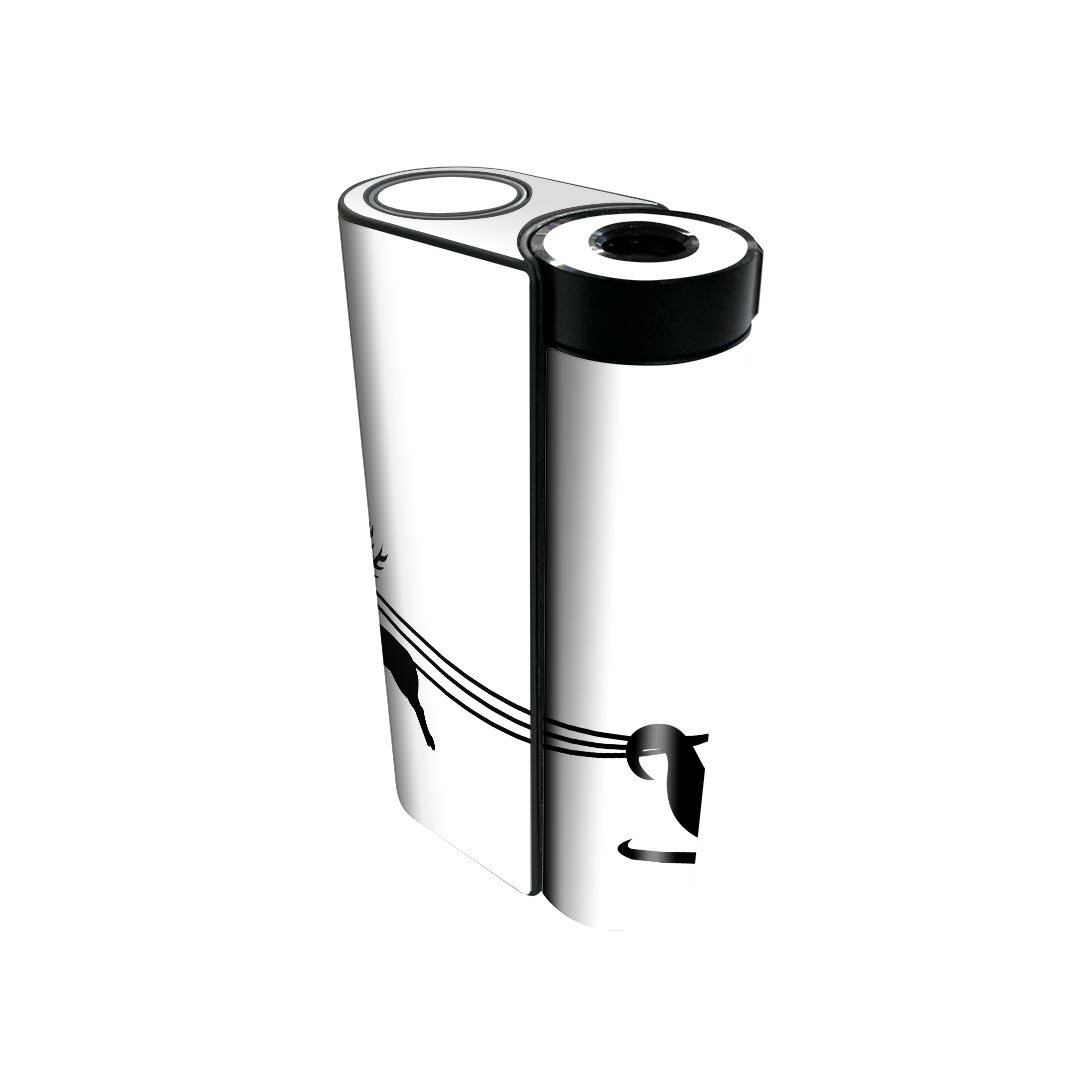 glo hyper x2 専用 デザインスキンシール 全面 フルセット カバー ケース 保護 グロー グロウ ステッカー デコ アクセサリー 電子たばこ 013832 クリスマス サンタ シルエット