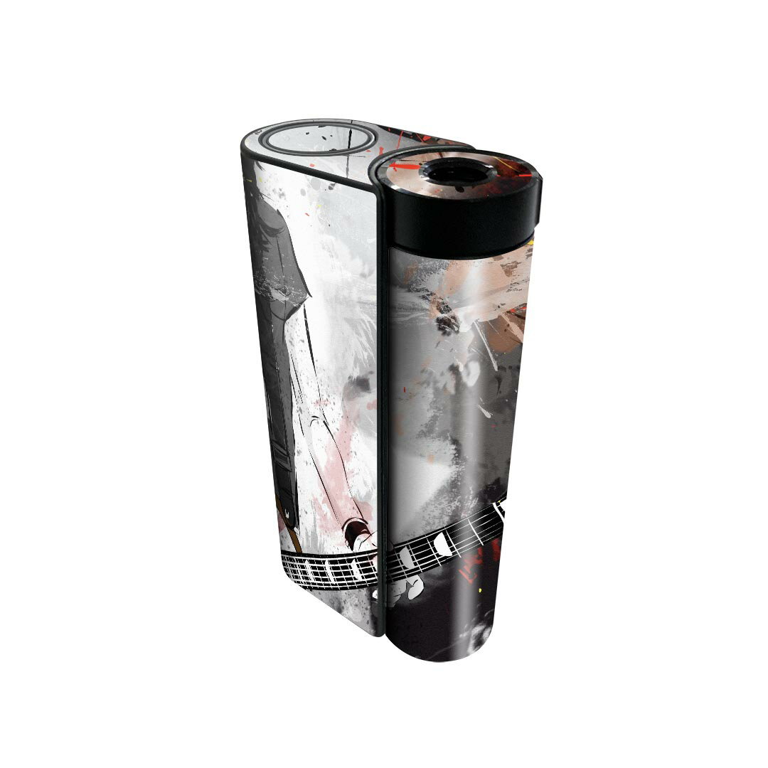 glo hyper x2 専用 デザインスキンシール 全面 フルセット カバー ケース 保護 グロー グロウ ステッカー デコ アクセサリー 電子たばこ 014209 音楽　楽器　ロック