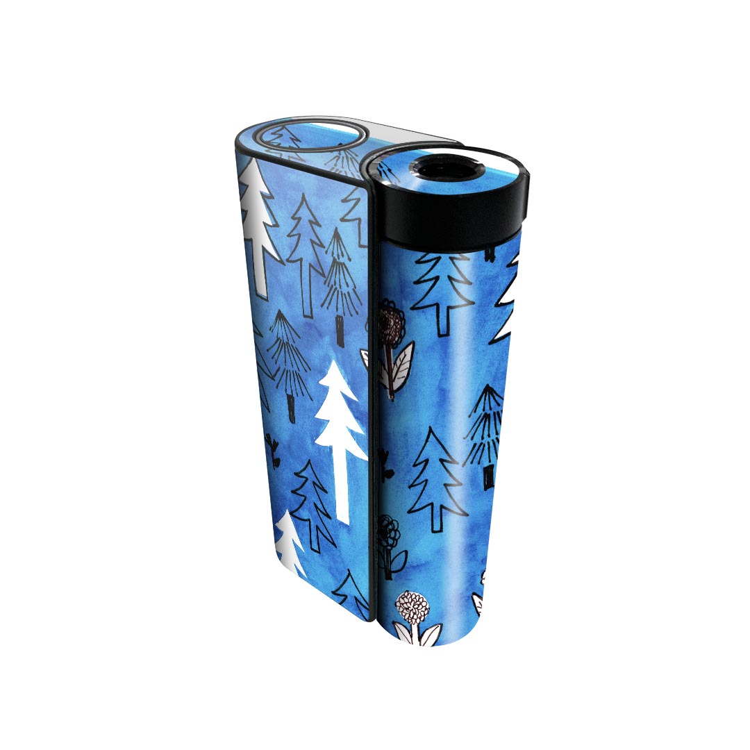 glo hyper x2 専用 デザインスキンシール 全面 フルセット カバー ケース 保護 グロー グロウ ステッカー デコ アクセサリー 電子たばこ 014212 風景　木　植物