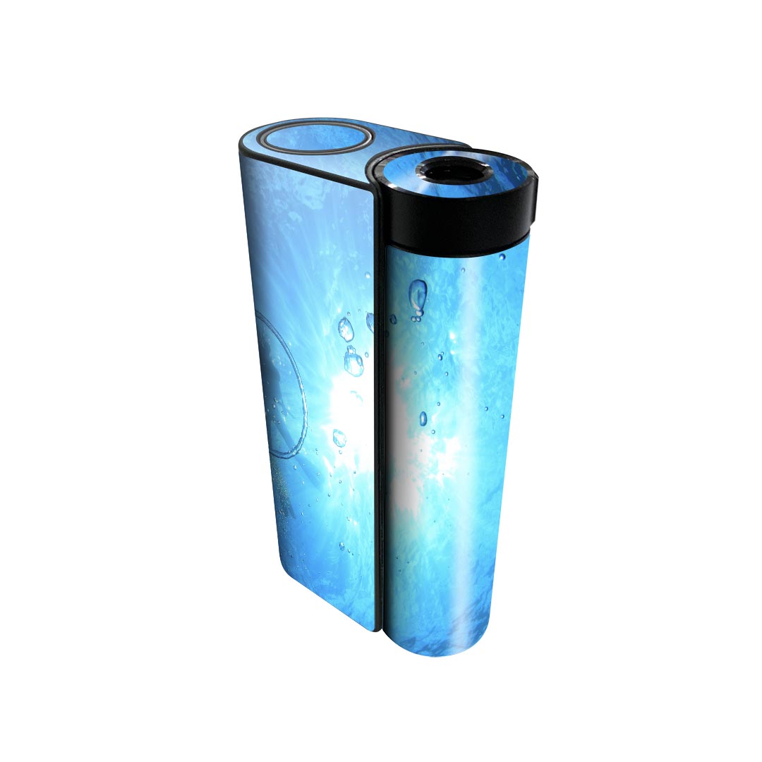 glo hyper x2 専用 デザインスキンシール 全面 フルセット カバー ケース 保護 グロー グロウ ステッカー デコ アクセサリー 電子たばこ 014458 海　ダイビング