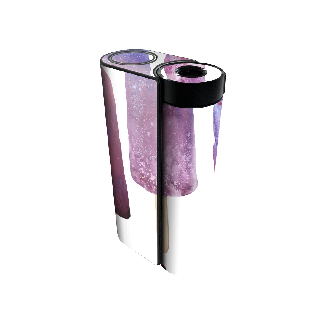 商品特徴・貼るだけでかんたん着せ替え、glo hyperx2 専用デザインスキンシール・高精細プリントで写真と遜色のない仕上がり！半光沢シートでしっとりツヤのある表現力・正面に加え、天面・底面シールがセットで一体感アップ！・ちょっとしたすり...