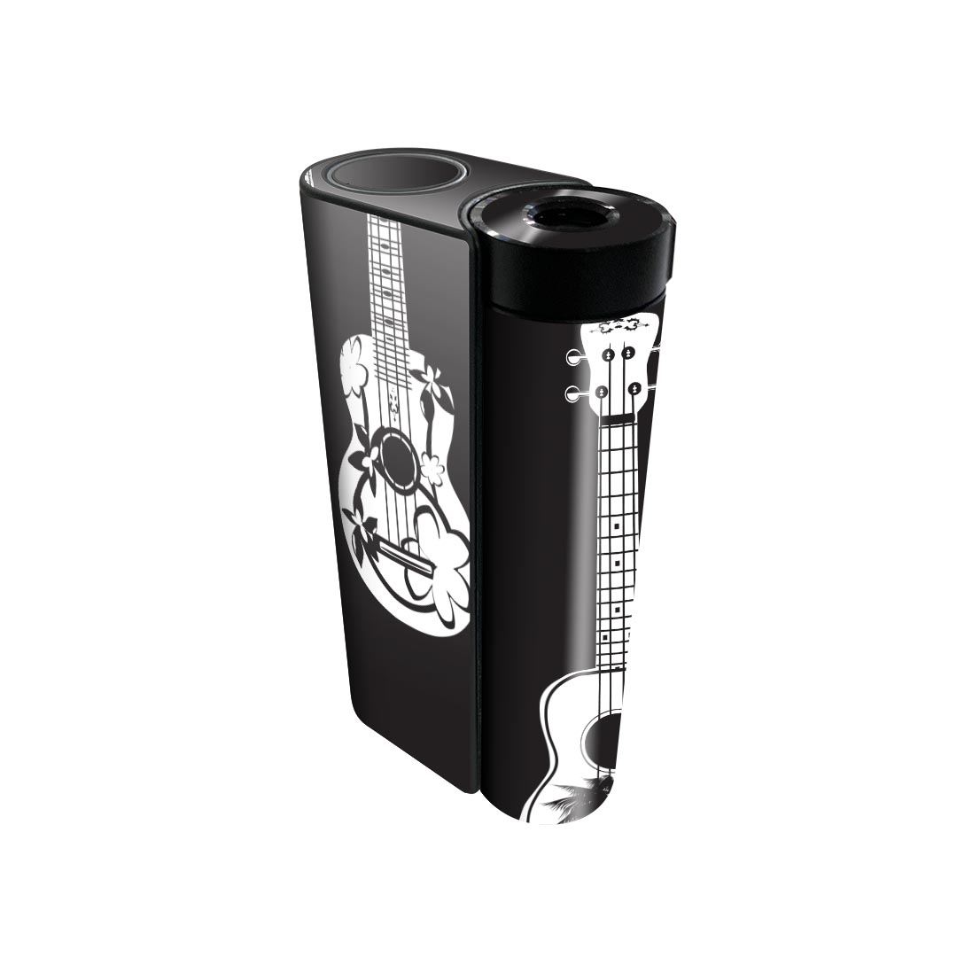 glo hyper x2 専用 デザインスキンシール 全面 フルセット カバー ケース 保護 グロー グロウ ステッカー デコ アクセサリー 電子たばこ 014914 ギター　音楽　ロック