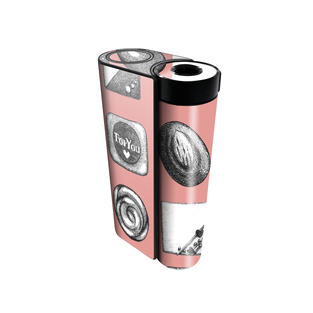 glo hyper x2 専用 デザインスキンシール 全面 フルセット カバー ケース 保護 グロー グロウ ステッカ..