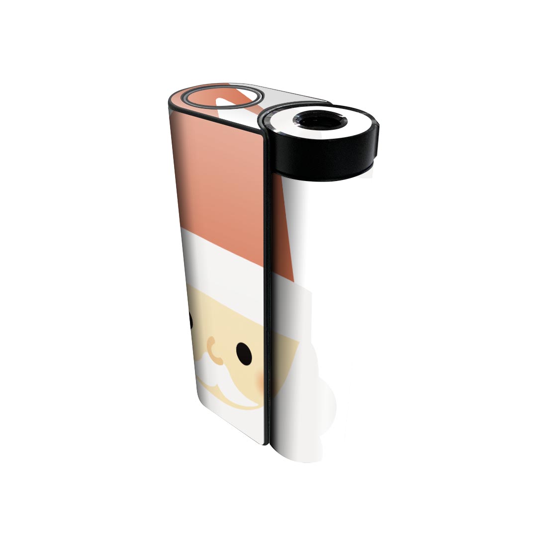 glo hyper x2 専用 デザインスキンシール 全面 フルセット カバー ケース 保護 グロー グロウ ステッカー デコ アクセサリー 電子たばこ 017665 クリスマス サンタ クリスマス かわいい