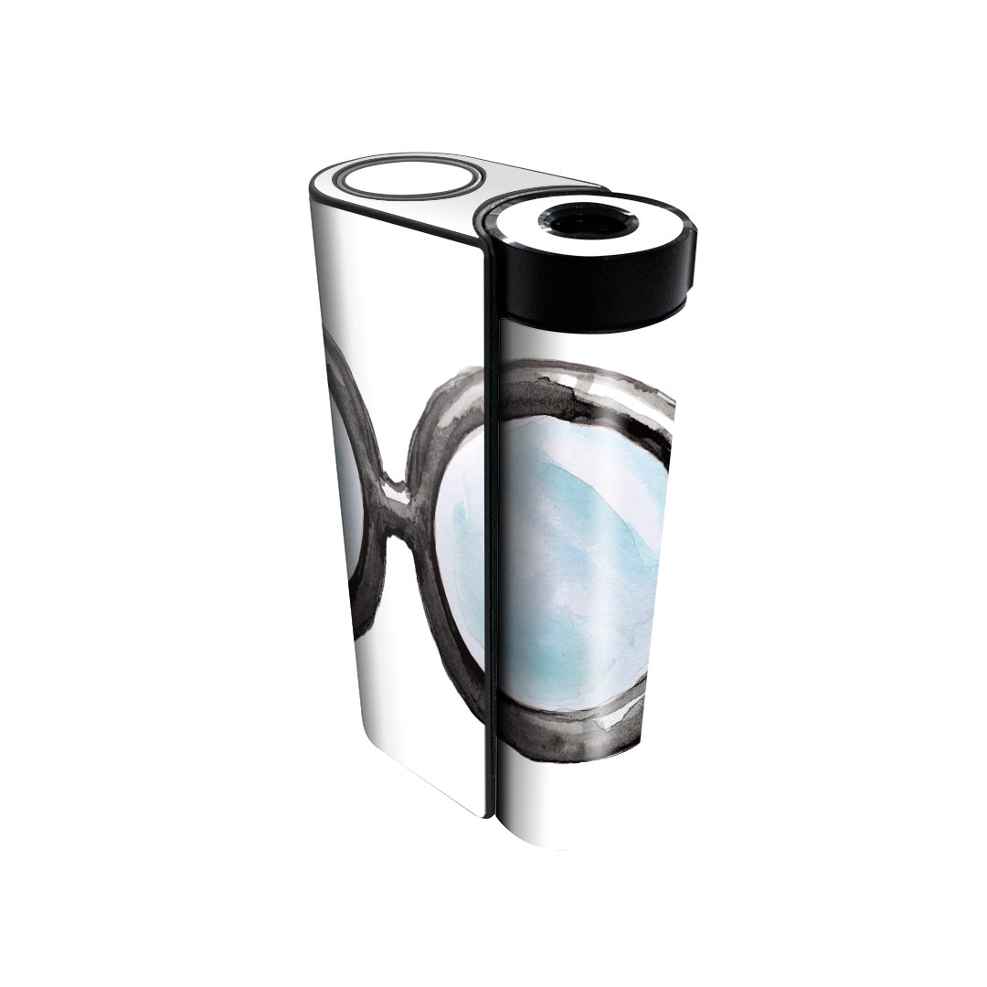 glo hyper x2 専用 デザインスキンシール 全面 フルセット カバー ケース 保護 グロー グロウ ステッカー デコ アクセサリー 電子たばこ 017764 めがね サングラス めがね サングラス