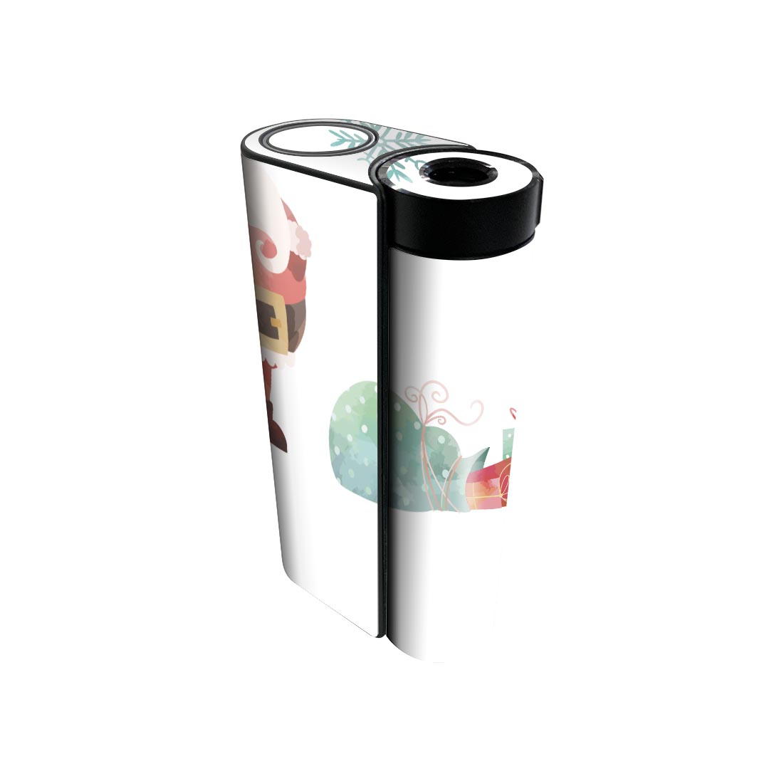 glo hyper x2 専用 デザインスキンシール 全面 フルセット カバー ケース 保護 グロー グロウ ステッカー デコ アクセサリー 電子たばこ 017817 クリスマス サンタ プレゼント クリスマス