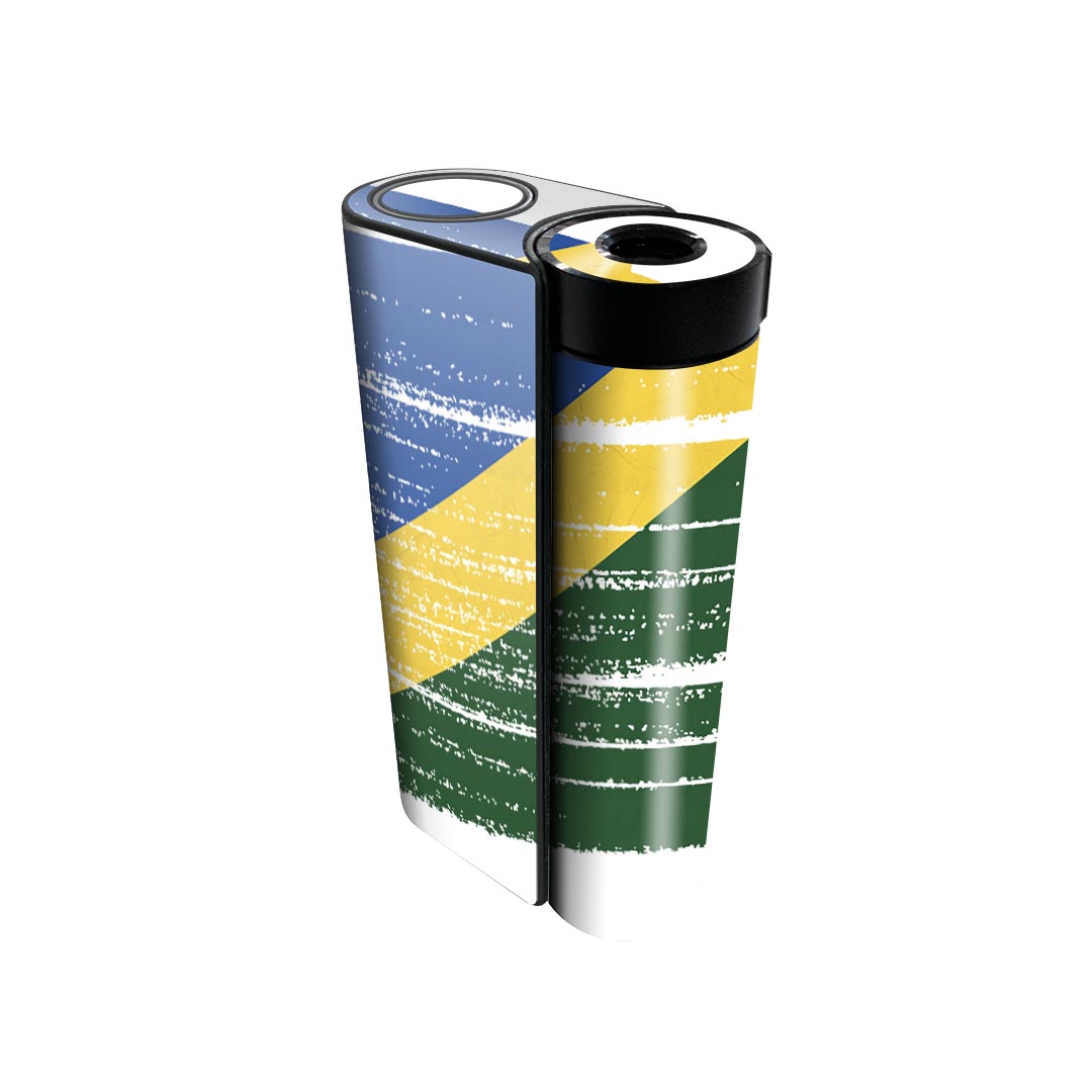 glo hyper x2 専用 デザインスキンシール 全面 フルセット カバー ケース 保護 グロー グロウ ステッカー デコ アクセサリー 電子たばこ 018561 国旗 solomon-islands ソロモン諸島