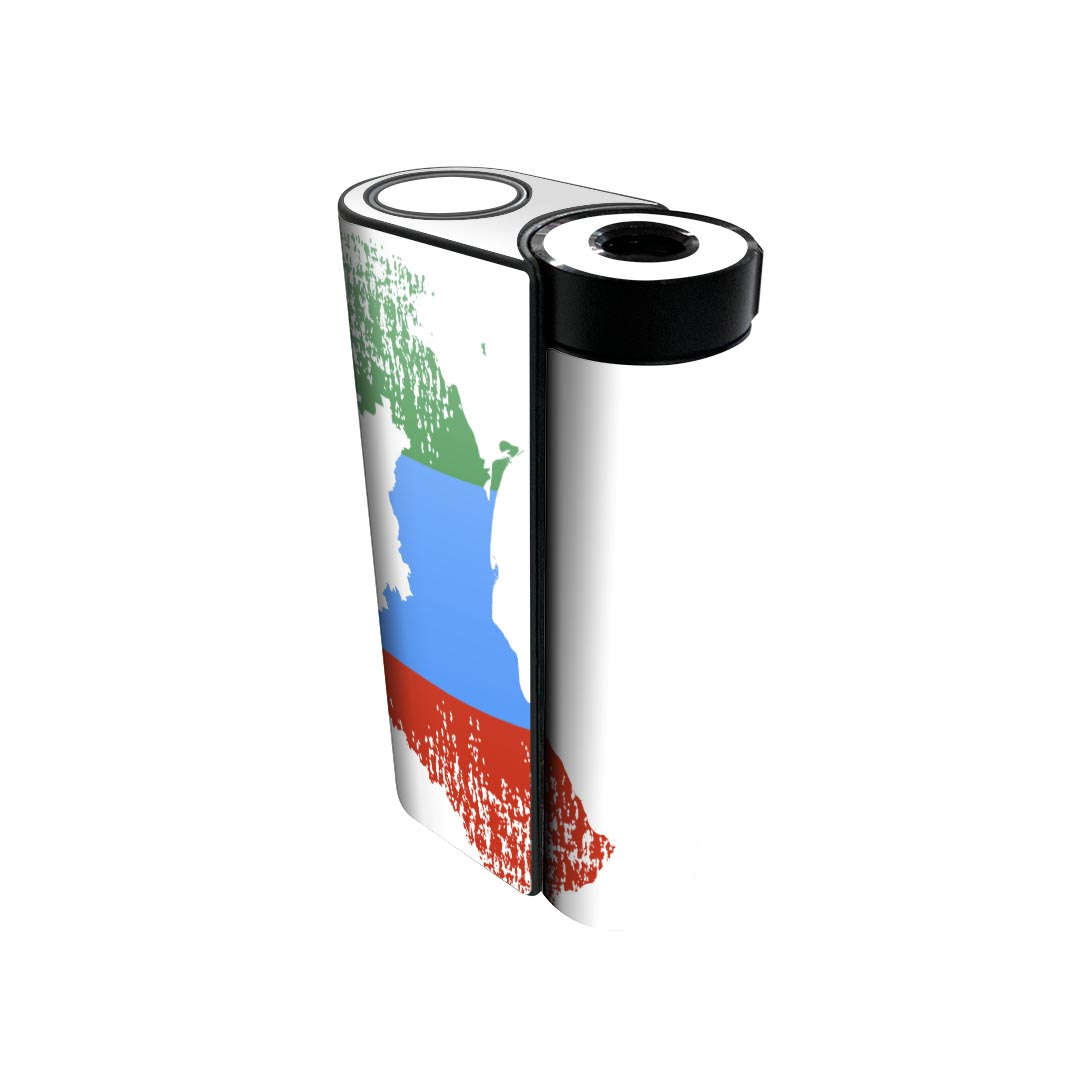 glo hyper x2 専用 デザインスキンシール 全面 フルセット カバー ケース 保護 グロー グロウ ステッカー デコ アクセサリー 電子たばこ 018810 国旗 dagestan ダゲスタン