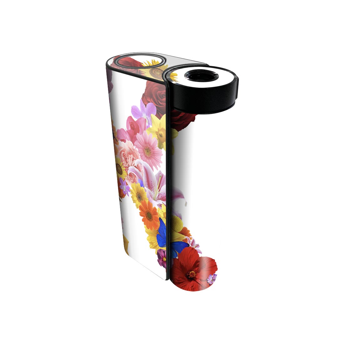 glo hyper x2 専用 デザインスキンシール 全面 フルセット カバー ケース 保護 グロー グロウ ステッカー デコ アクセサリー 電子たばこ 019316 フォント 文字 k アルファベット