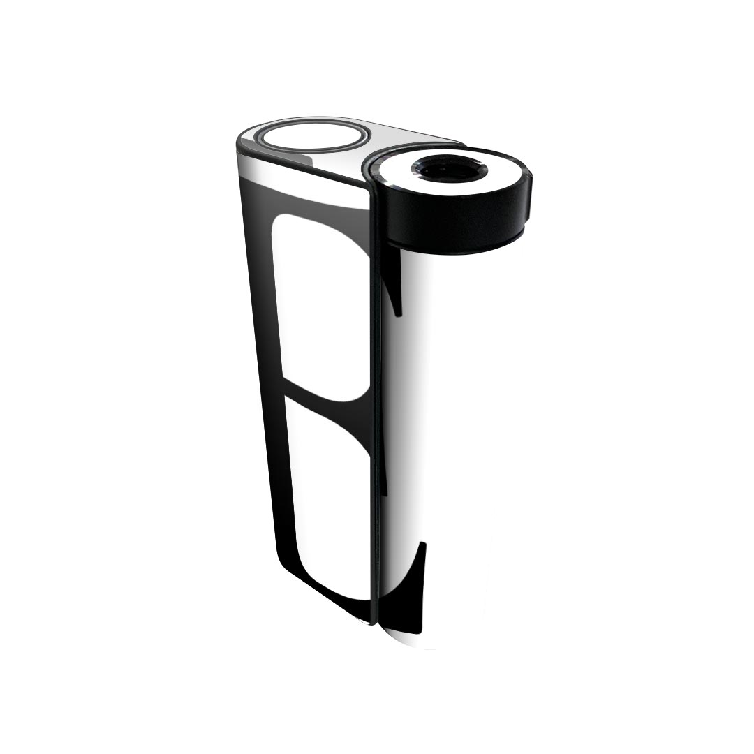 glo hyper x2 専用 デザインスキンシール 全面 フルセット カバー ケース 保護 グロー グロウ ステッカー デコ アクセサリー 電子たばこ 019538 フォント 文字 e アルファベット