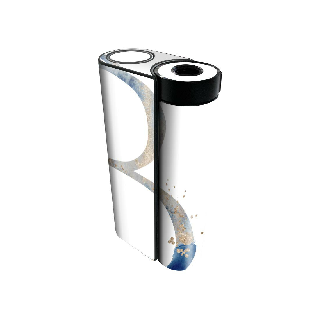 glo hyper x2 専用 デザインスキンシール 全面 フルセット カバー ケース 保護 グロー グロウ ステッカー デコ アクセサリー 電子たばこ 019617 フォント 文字 b アルファベット