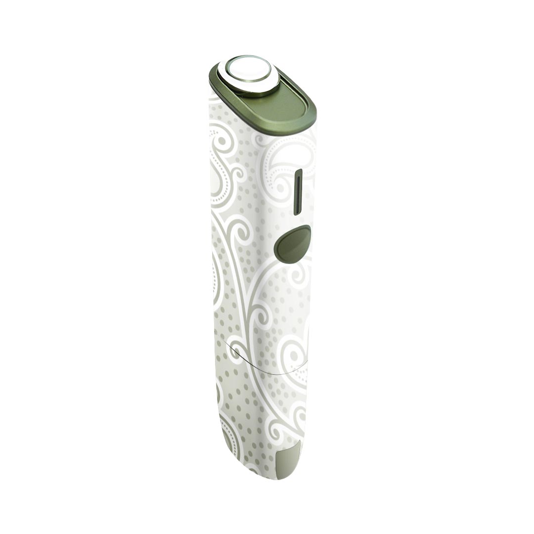 IQOS ILUMA ONE 用 デザインスキンシール アイコス イルマ ワン 対応 シール スキンシール フル アクセサリ 保護シール デコシール 000767 葉　ペイズリー