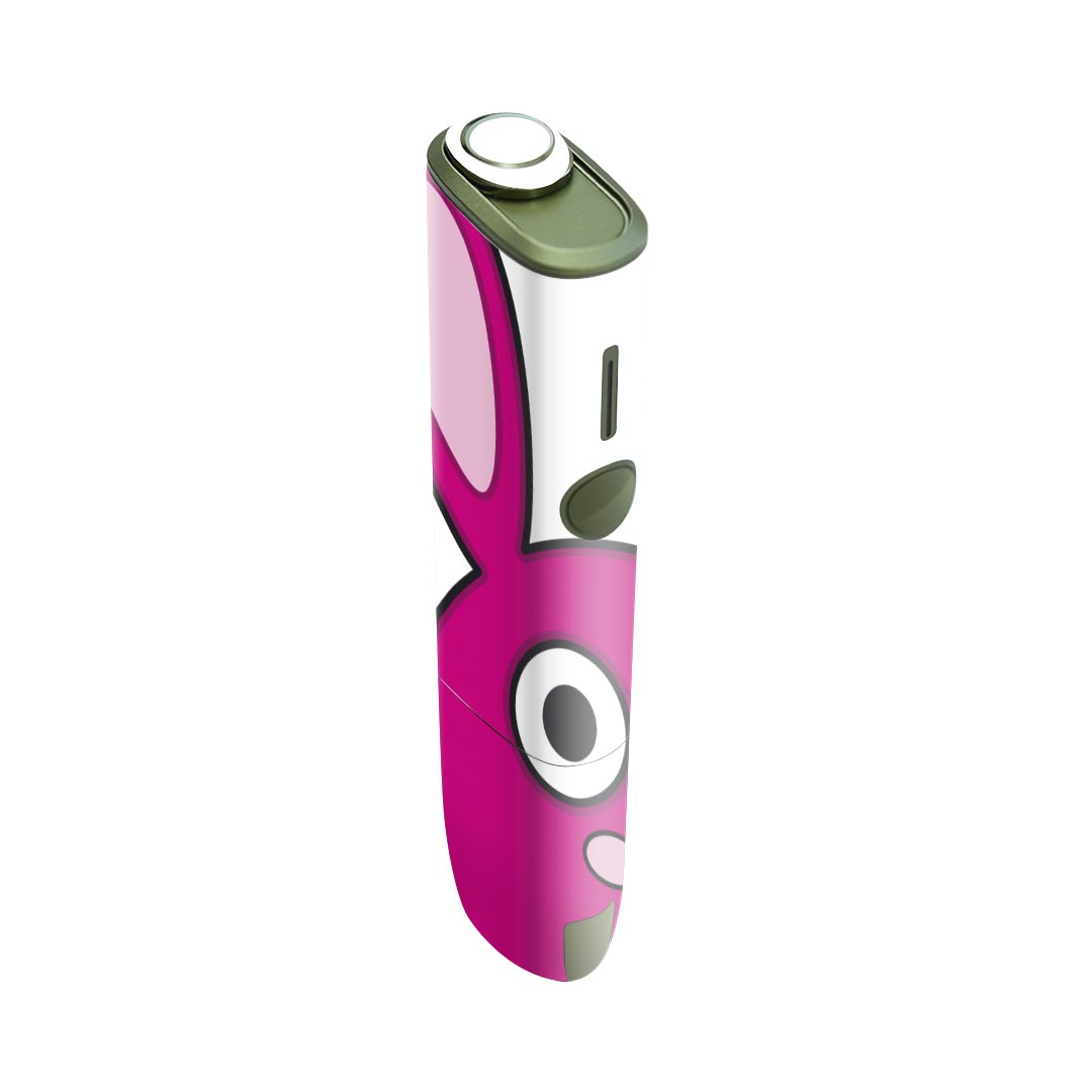 IQOS ILUMA ONE 用 デザインスキンシール アイコス イルマ ワン 対応 シール スキンシール フル アクセサリ 保護シール デコシール 001064 うさぎ　動物