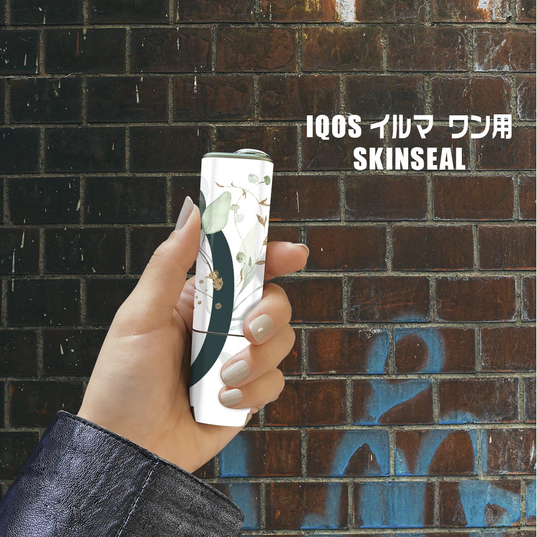 スマコレのIQOS ILUMA ONE 用 デザインスキンシール アイコス イルマ ワン 対応 シール スキンシール フル アクセサリ 保護シール デコシール 019378 フォント 文字 9｜アングル2