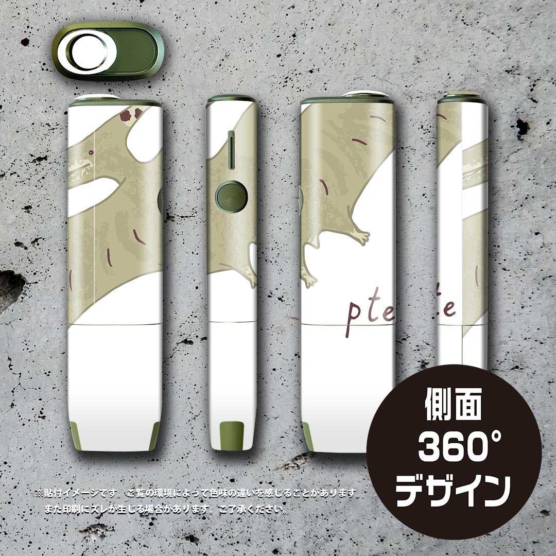 IQOS ILUMA ONE 用 デザインスキンシール アイコス イルマ ワン 対応 シール スキンシール フル アクセサリ 保護シール デコシール 017563 ダイナソー　 ダイナソー　恐竜　Dinosaur　プテラノドン