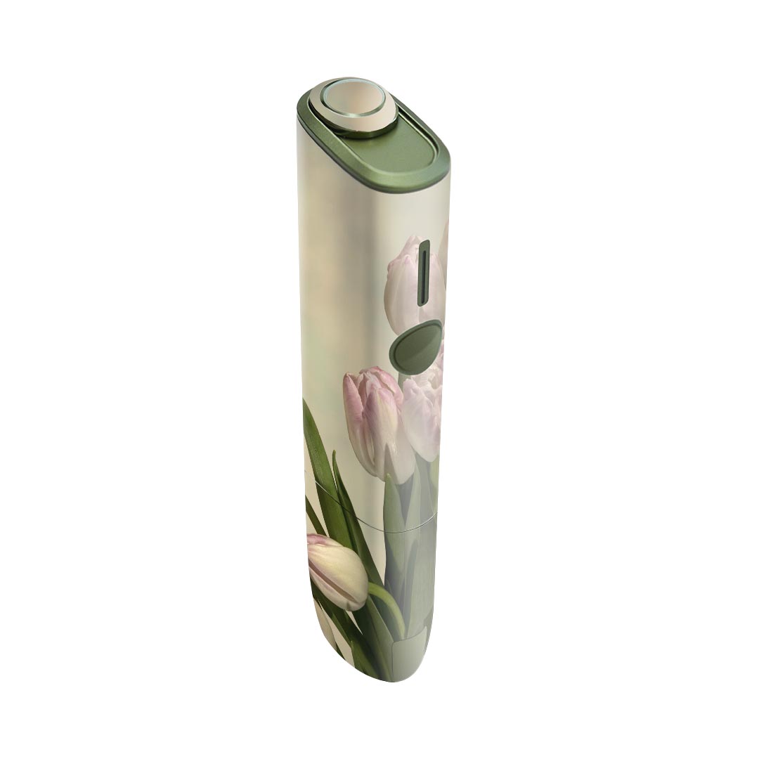 IQOS ILUMA ONE 用 デザインスキンシール アイコス イルマ ワン 対応 シール スキンシール フル アクセサリ 保護シール デコシール 023912 花 フラワー チューリップ