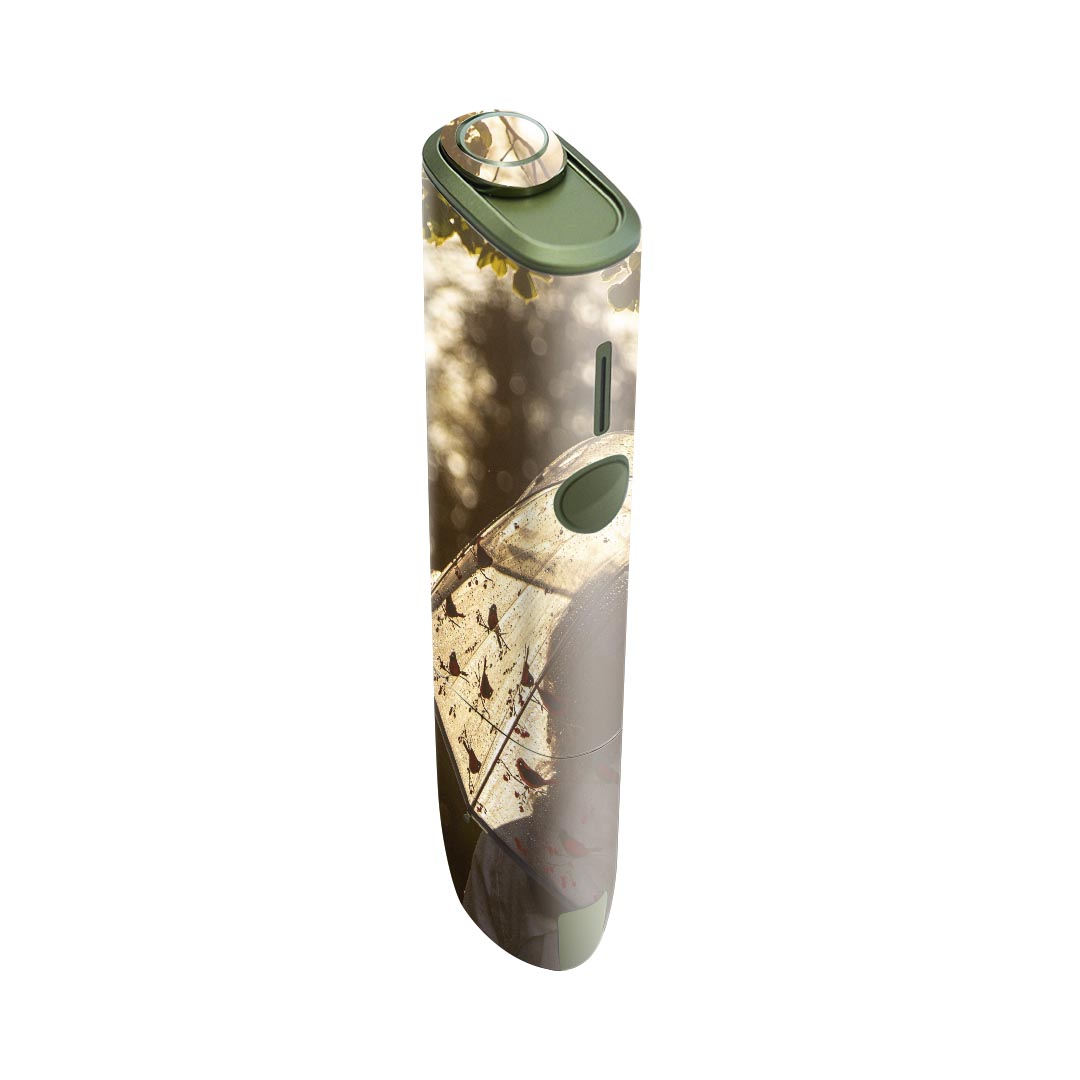 IQOS ILUMA ONE 用 デザインスキンシール アイコス イルマ ワン 対応 シール スキンシール フル アクセサリ 保護シール デコシール 023925 傘　写真　セピア