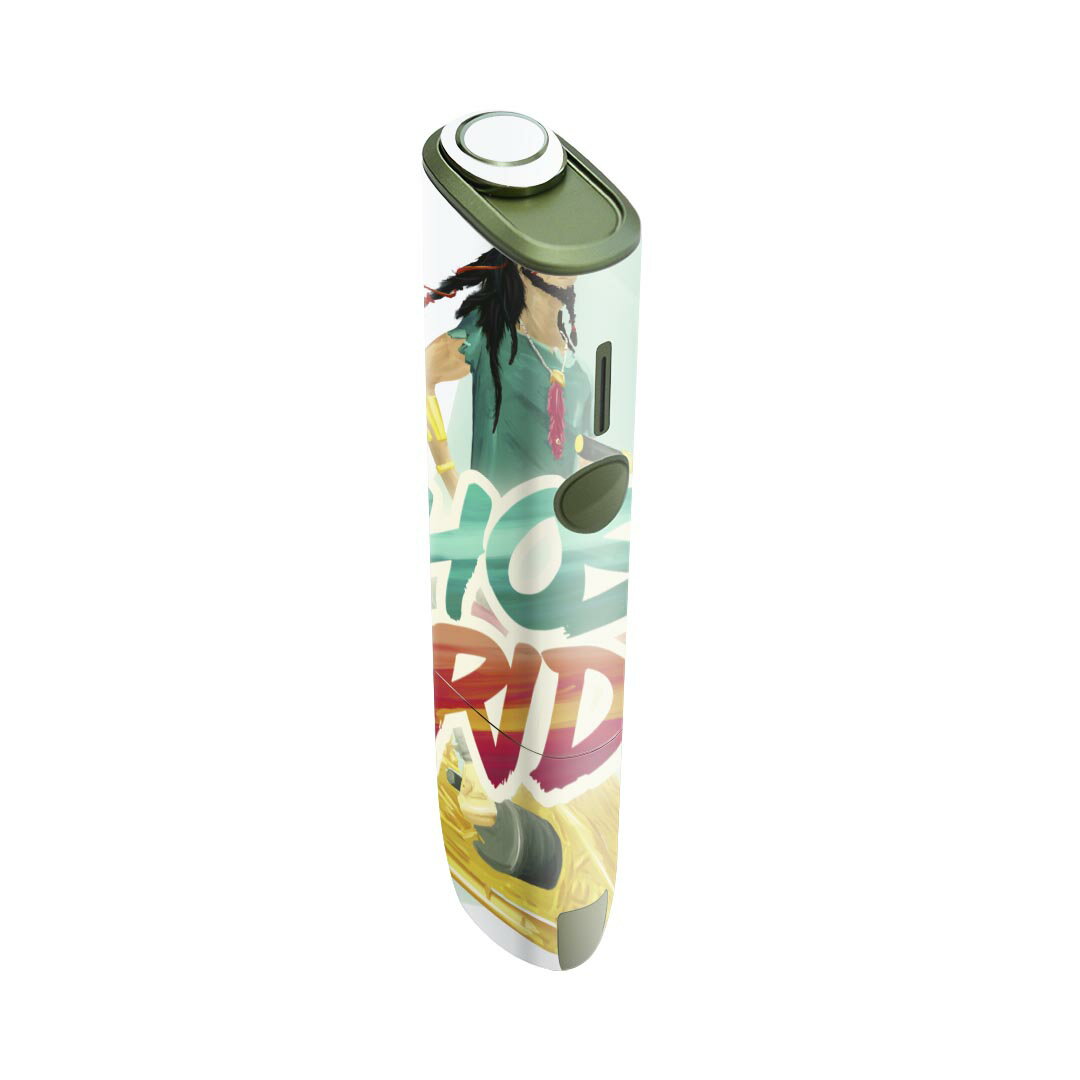 IQOS ILUMA ONE 用 デザインスキンシール アイコス イルマ ワン 対応 シール スキンシール フル アクセサリ 保護シール デコシール 011886 英字 かっこいい バイク