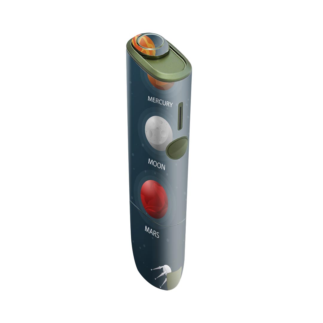 IQOS ILUMA ONE 用 デザインスキンシール アイコス イルマ ワン 対応 シール スキンシール フル アクセサリ 保護シール デコシール 015923 太陽系　宇宙　惑星