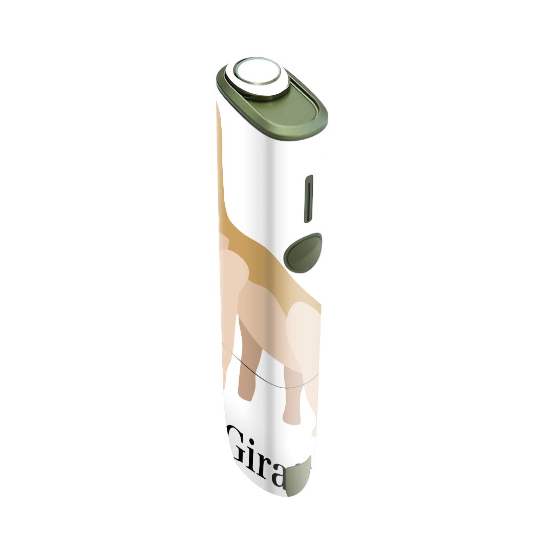 IQOS ILUMA ONE 用 デザインスキンシール アイコス イルマ ワン 対応 シール スキンシール フル アクセサリ 保護シール デコシール 019791 恐竜 恐竜 Giraffatitan ギラッファティタン