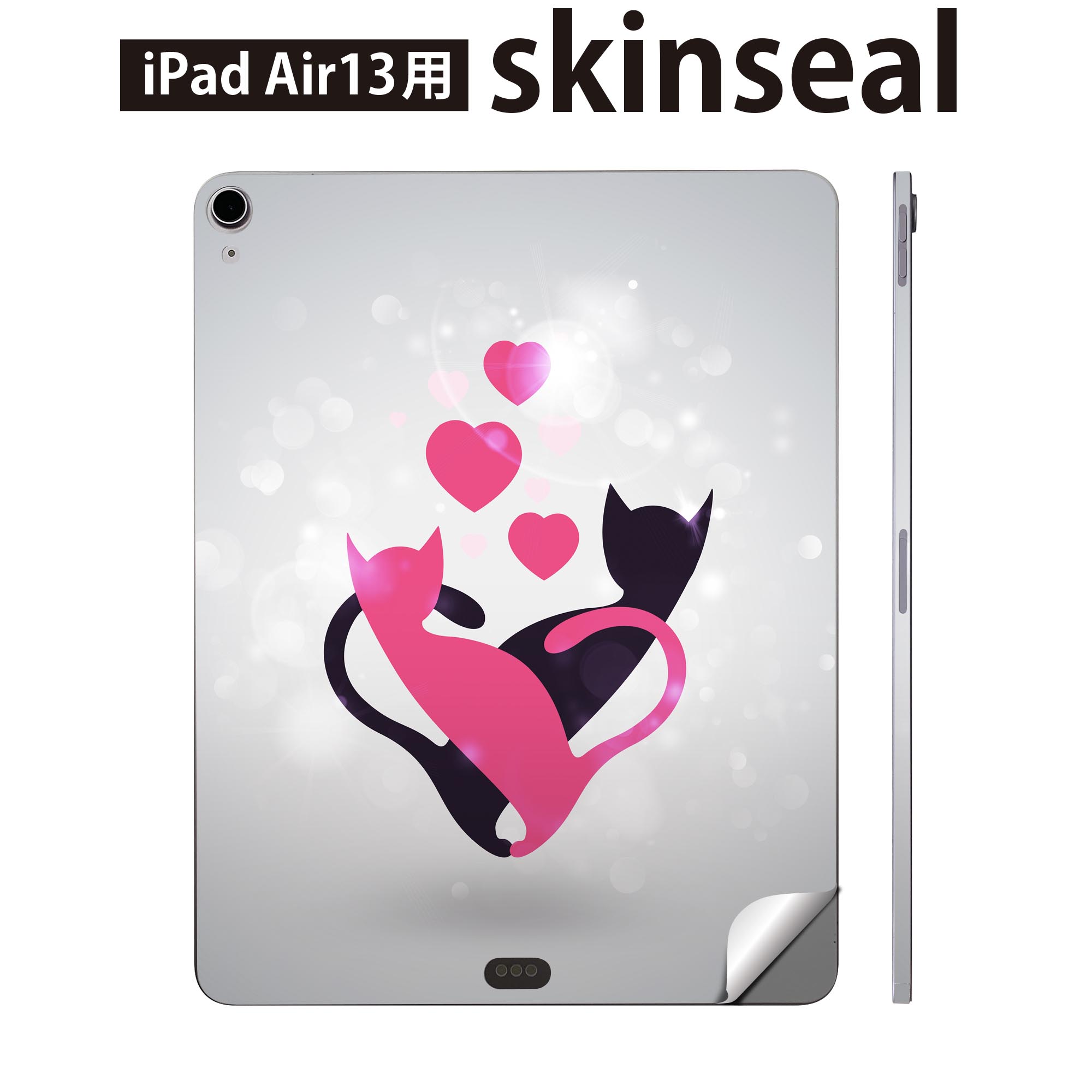 商品特徴・貼るだけでおしゃれに簡単着せ替え、iPadair 13 全面デザインスキンシール！・高精細プリントで写真と遜色がない仕上がり！・ちょっとしたすり傷から端末を保護！・「裸で持つ派」の人にはもちろん、お手持ちのクリアケース付けてもOK！・エアフリー素材で気泡の心配も軽減！・貼り直しOK！位置調整も安心！注意事項画像はサンプルです。ご覧の環境によっては多少色味に違いを感じる場合がございます。 イメージと違った、モニターと色味が異なるという理由での交換や返金はご対応出来かねます。端末本体やクリアケースは付属しません。貼付時のずれやカメラ周りの凹凸を考慮してカメラ穴等は少し大きめにカットしています。貼付の際はカメラ穴を基準に位置を合わせてください。カメラ付近の何もないように見える場所に穴が開いていますが、こちらは近接・明るさ感知センサー用の穴です。端末本体に直接貼ることを想定しています。保護フィルムなどの上から貼ると上手く貼れない可能性があります初回貼付時の位置調整や貼り直しは可能ですが、しっかり接着させた後の貼り直しは保証しておりません。こちらは無地のシートにプリントした商品で、デコなどの加工はございません。 凹凸や光沢があるように見えたり布地や金属を素材にしたように見える商品もありますが、図版によるものです。印刷カメラ穴の位置にわずかなズレが生じる場合がございます。ご注文後に1点1点制作する受注生産品のため、不良品以外のご返品や交換は固くお断り致します。 機種間違いも保証対象外となりますため、ご注文の際は必ず機種をご確認下さい。発送について完全受注生産のハンドメイド商品となりますので、既製品と比べて発送までお時間を頂いています。 基本的に決済確認後、2?3営業日、最大で10営業日での発送となります。繁忙期や休業日明けの場合はさらに時間がかかる場合があります。 その際には別途メールにてご連絡致します。メール便の場合、発送日から到着までに2?4日ほどかかる場合が多く、紛失などの保障もご対応できかねます。あらかじめご了承下さい。