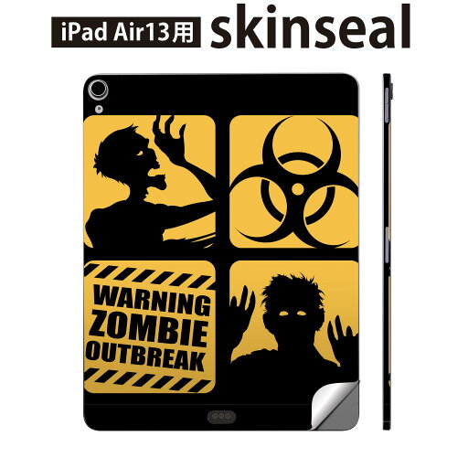 iPad Air13 用 スキンシール アイパッド エア 13インチ 対応 全面スキンシール フル 背面 側面 保護シール 人気 ゾンビ ハロウィン 001202 iPad Air13 用 スキンシール アイパッド エア 13インチ 対応 全面スキンシール フル 背面 側面 保護シール 人気 ゾンビ ハロウィン 001202
