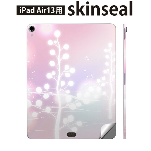 iPad Air13 用 スキンシール アイパッド エア 13インチ 対応 全面スキンシール フル 背面 側面 保護シール 人気 ピンク 雪景色 001452 iPad Air13 用 スキンシール アイパッド エア 13インチ 対応 全面スキンシール フル 背面 側面 保護シール 人気 ピンク 雪景色 001452