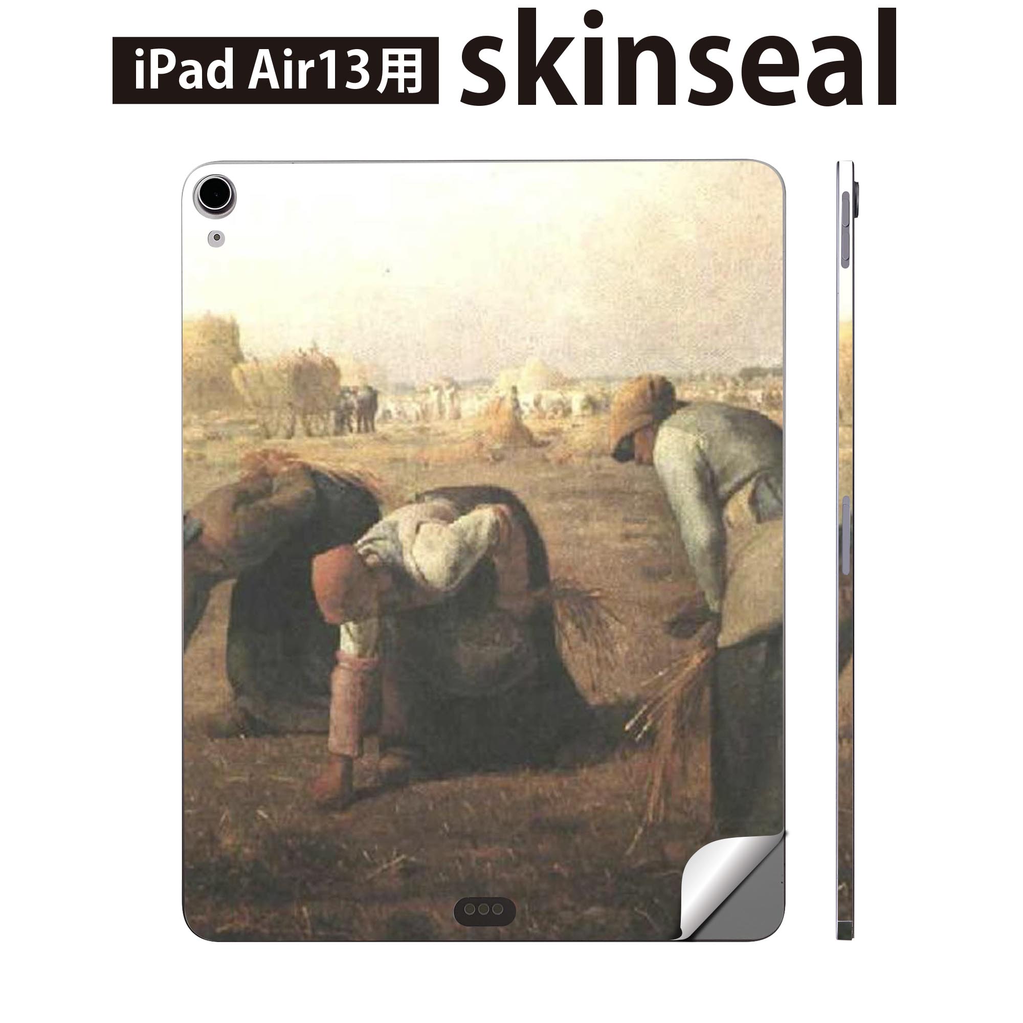 iPad Air13 用 スキンシール アイパッド エア 13インチ 対応 全面スキンシール フル 背面 側面 保護シール 人気 外国 絵画 イラスト 003249