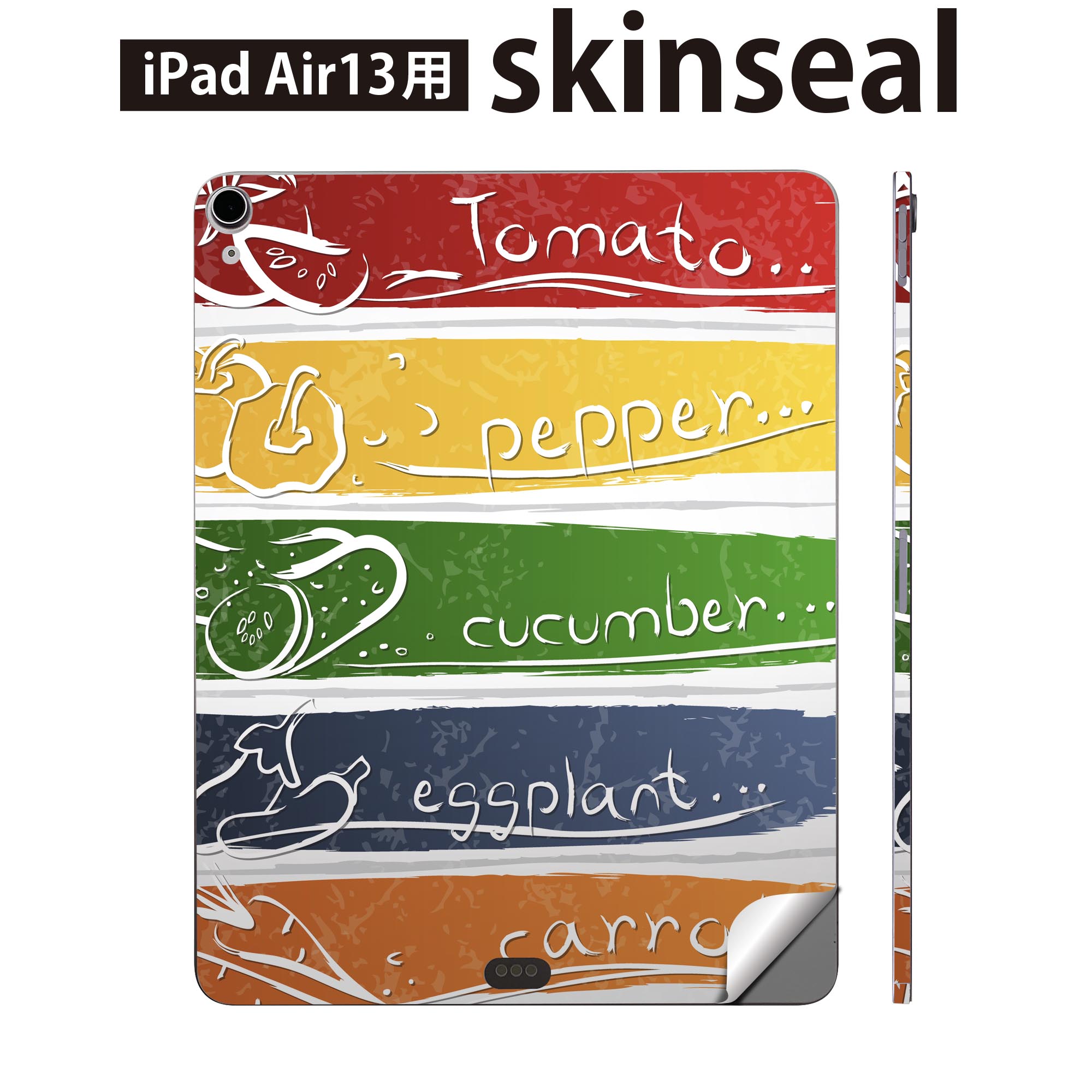 商品特徴・貼るだけでおしゃれに簡単着せ替え、iPadair 13 全面デザインスキンシール！・高精細プリントで写真と遜色がない仕上がり！・ちょっとしたすり傷から端末を保護！・「裸で持つ派」の人にはもちろん、お手持ちのクリアケース付けてもOK...