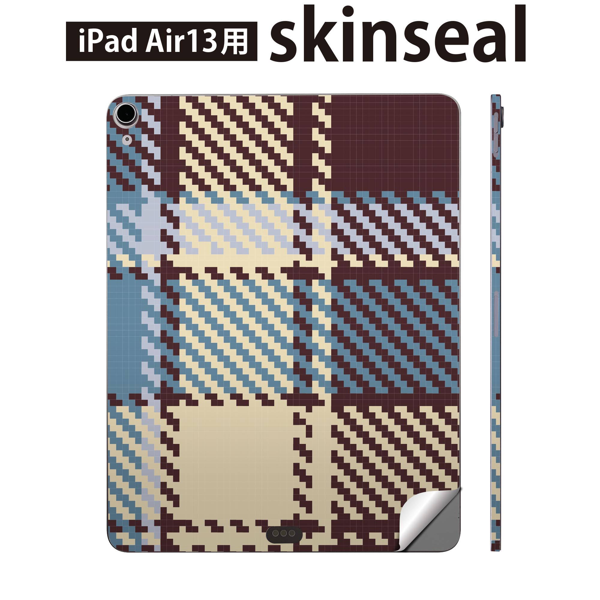 商品特徴・貼るだけでおしゃれに簡単着せ替え、iPadair 13 全面デザインスキンシール！・高精細プリントで写真と遜色がない仕上がり！・ちょっとしたすり傷から端末を保護！・「裸で持つ派」の人にはもちろん、お手持ちのクリアケース付けてもOK！・エアフリー素材で気泡の心配も軽減！・貼り直しOK！位置調整も安心！注意事項画像はサンプルです。ご覧の環境によっては多少色味に違いを感じる場合がございます。 イメージと違った、モニターと色味が異なるという理由での交換や返金はご対応出来かねます。端末本体やクリアケースは付属しません。貼付時のずれやカメラ周りの凹凸を考慮してカメラ穴等は少し大きめにカットしています。貼付の際はカメラ穴を基準に位置を合わせてください。カメラ付近の何もないように見える場所に穴が開いていますが、こちらは近接・明るさ感知センサー用の穴です。端末本体に直接貼ることを想定しています。保護フィルムなどの上から貼ると上手く貼れない可能性があります初回貼付時の位置調整や貼り直しは可能ですが、しっかり接着させた後の貼り直しは保証しておりません。こちらは無地のシートにプリントした商品で、デコなどの加工はございません。 凹凸や光沢があるように見えたり布地や金属を素材にしたように見える商品もありますが、図版によるものです。印刷カメラ穴の位置にわずかなズレが生じる場合がございます。ご注文後に1点1点制作する受注生産品のため、不良品以外のご返品や交換は固くお断り致します。 機種間違いも保証対象外となりますため、ご注文の際は必ず機種をご確認下さい。発送について完全受注生産のハンドメイド商品となりますので、既製品と比べて発送までお時間を頂いています。 基本的に決済確認後、2?3営業日、最大で10営業日での発送となります。繁忙期や休業日明けの場合はさらに時間がかかる場合があります。 その際には別途メールにてご連絡致します。メール便の場合、発送日から到着までに2?4日ほどかかる場合が多く、紛失などの保障もご対応できかねます。あらかじめご了承下さい。