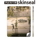 iPad Air13 用 スキンシール アイパッド エア 13インチ 対応 全面スキンシール フル 背面 側面 保護シール 人気 雨 風景 傘 023545