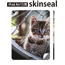 iPad Air13 用 スキンシール アイパッド エア 13インチ 対応 全面スキンシール フル 背面 側面 保護シール 人気 動物 猫 ネコ 車輪 025949(2)