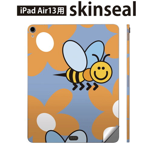 iPad Air13 用 スキンシール アイパッド エア 13インチ 対応 全面スキンシール フル 背面 側面 保護シール 人気 蜂 花 キャラクター 004457 iPad Air13 用 スキンシール アイパッド エア 13インチ 対応 全面スキンシール フル 背面 側面 保護シール 人気 蜂 花 キャラクター 004457