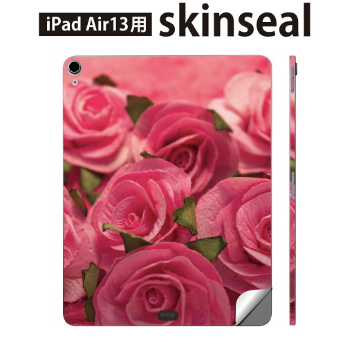 iPad Air13 用 スキンシール アイパッド エア 13インチ 対応 全面スキンシール フル 背面 側面 保護シール 人気 花 写真 ピンク 004707 iPad Air13 用 スキンシール アイパッド エア 13インチ 対応 全面スキンシール フル 背面 側面 保護シール 人気 花 写真 ピンク 004707