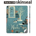 iPad Air13 用 スキンシール アイパッド エア 13インチ 対応 全面スキンシール フル 背面 側面 保護シール 人気 犬 車 イラスト 006238(2)