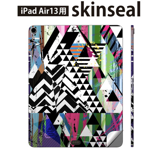 iPad Air13 用 スキンシール アイパッド エア 13インチ 対応 全面スキンシール フル 背面 側面 保護シール 人気 カラフル 模様 006966 iPad Air13 用 スキンシール アイパッド エア 13インチ 対応 全面スキンシール フル 背面 側面 保護シール 人気 カラフル 模様 006966
