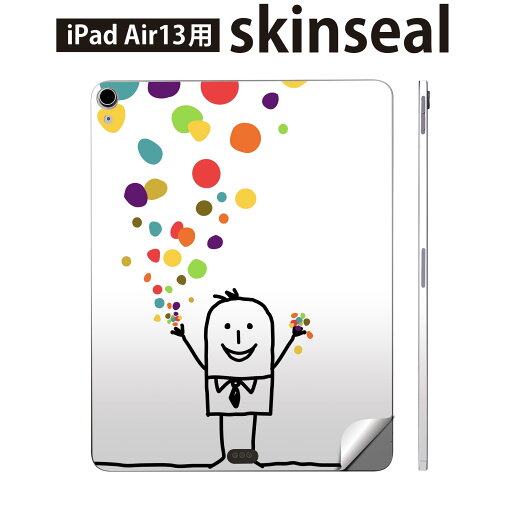 iPad Air13 用 スキンシール アイパッド エア 13インチ 対応 全面スキンシール フル 背面 側面 保護シール 人気 キャラクター カラフル 009237 iPad Air13 用 スキンシール アイパッド エア 13インチ 対応 全面スキンシール フル 背面 側面 保護シール 人気 キャラクター カラフル 009237