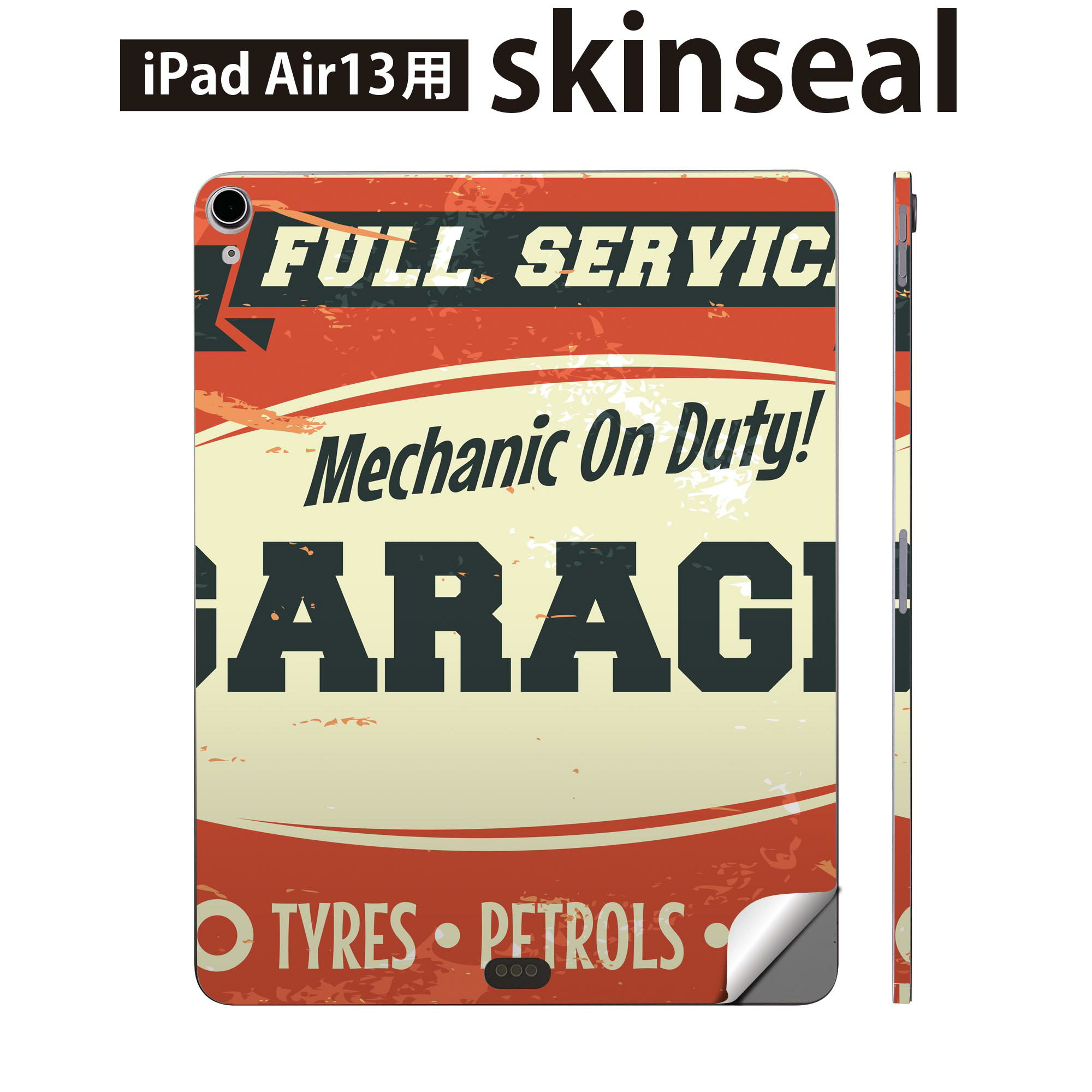 商品特徴・貼るだけでおしゃれに簡単着せ替え、iPadair 13 全面デザインスキンシール！・高精細プリントで写真と遜色がない仕上がり！・ちょっとしたすり傷から端末を保護！・「裸で持つ派」の人にはもちろん、お手持ちのクリアケース付けてもOK！・エアフリー素材で気泡の心配も軽減！・貼り直しOK！位置調整も安心！注意事項画像はサンプルです。ご覧の環境によっては多少色味に違いを感じる場合がございます。 イメージと違った、モニターと色味が異なるという理由での交換や返金はご対応出来かねます。端末本体やクリアケースは付属しません。貼付時のずれやカメラ周りの凹凸を考慮してカメラ穴等は少し大きめにカットしています。貼付の際はカメラ穴を基準に位置を合わせてください。カメラ付近の何もないように見える場所に穴が開いていますが、こちらは近接・明るさ感知センサー用の穴です。端末本体に直接貼ることを想定しています。保護フィルムなどの上から貼ると上手く貼れない可能性があります初回貼付時の位置調整や貼り直しは可能ですが、しっかり接着させた後の貼り直しは保証しておりません。こちらは無地のシートにプリントした商品で、デコなどの加工はございません。 凹凸や光沢があるように見えたり布地や金属を素材にしたように見える商品もありますが、図版によるものです。印刷カメラ穴の位置にわずかなズレが生じる場合がございます。ご注文後に1点1点制作する受注生産品のため、不良品以外のご返品や交換は固くお断り致します。 機種間違いも保証対象外となりますため、ご注文の際は必ず機種をご確認下さい。発送について完全受注生産のハンドメイド商品となりますので、既製品と比べて発送までお時間を頂いています。 基本的に決済確認後、2?3営業日、最大で10営業日での発送となります。繁忙期や休業日明けの場合はさらに時間がかかる場合があります。 その際には別途メールにてご連絡致します。メール便の場合、発送日から到着までに2?4日ほどかかる場合が多く、紛失などの保障もご対応できかねます。あらかじめご了承下さい。